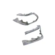 Right & Left Chrome Headlight Case for Mitsubishi Challenger PA 09/2000-2006
