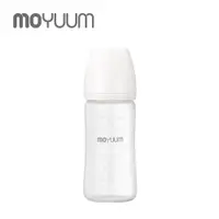 在飛比找松果購物優惠-MOYUUM 韓國 寬口矽膠 玻璃奶瓶 240ml (7.9