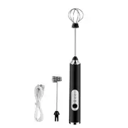Electric Kitchen Mini Foamer Milk Egg Beater Whisk Mixer Tool Stainless Steel