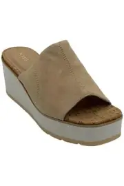 NYDJ Platform Wedge Sandals Rysa Sand