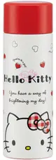 ♥小花花日本精品♥Hello Kitty Skater 不鏽鋼保溫口袋瓶 體積小方便攜帶 耐高溫11608509
