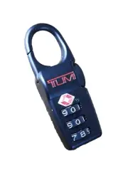 NEW Tumi Lock TSA007 in Black.