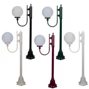 GT-606 Single Head on 1320mm Post Light in Beige/Black/Burgundy/Green/White