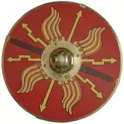 Medieval Roman Shield Round Parma Knight Templar Armor Shield