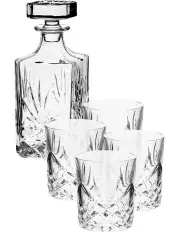 [Hottie] Jonnie Glass Set Of 5 in Traditional Clear