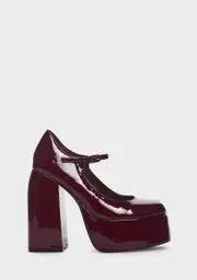 [Koi Footwear] Mauve Sweet Attitude Platform Heels