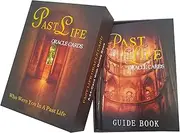GZXINKE Past Life Oracle Cards With Guidebook, 44 Tarot Deck, Love Cards, Life Purpose Divination