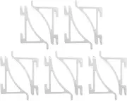Hoement 10pcs Refrigerator Shelf Support Clips Durable Bracket for Various Fridge Multipurpose Freezer Shelf Stabilizers Easy Installation for Enhanced Storage Organization