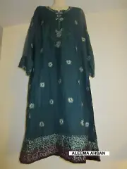 STITCHED SHIRT/DOPATTA- PARTY DRESS-EMBROIDRD CHIFFON -PAKISTANI (18-17)
