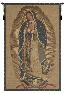 La Virgen De Guadelupe European Tapestry by Alberto Passini - Woven in Belgium