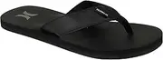 [Hurley] Layback Flip-Flops Black Grey 9 M