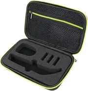 [zolyet] Storage Case for Shaver, EVA Portable Case Electric Trimmer Shaver Travel Case Protective Cover Storage Bag for OneB QP150 Black&red
