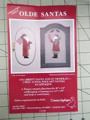 "Olde Santas" by Country Appliques Quilt Pattern 2 Designs
