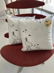 Pottery Barn Peanuts Happy Halloween Charlie Brown Snoopy Indoor/Outdoor Pillow