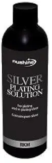 Nushine Silver Plating Solution 5.1 Oz (150ml) - Permanently Plate Pure Silver onto Worn Silver, Brass, Copper and Bronze (Ecofriendly Formula), Silver