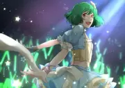 Anime macross frontier ranka lee green hair red eyes Playmat Game Mat Desk