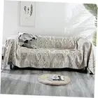 5 Layers of Cotton Sofa Covers for 1-2 Cushion Medium（71*102IN） Arrow-griege