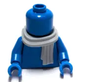 Lego - Minifigure Utensil - Grey / Grey Scarf