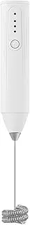 Electric Milk Frother, Rechargeable Drink Mixer Coffee Frother, Handheld Milk Frother with Stainless Steel Whisk for Morning Coffee, Latte, Cappuccino, Hot Chocolate