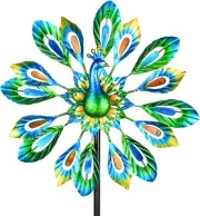 Wind Spinners Outdoor, Wind Sculptures & Spinners Clearance, Metal Windmill for