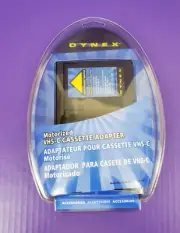 Dynex Motorized VHS-C Cassette Adapter DX-DA100611 NEW 2005 Factory Sealed