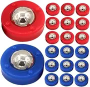 Yardwe Install Easy Shuffleboard Accessories 20pcs Mini Shuffleboard Puck Set Board Game Rolling Beads Tabletop Game Set for Home/Club/Entertainment