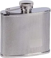 Haller Unisex's Hip Flask 120 cc, Silver