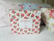 NWT CATH KIDSTON LONDON SHABBY CHIC KING PINK ROSEBUD FLORAL FLANNEL SHEET SET
