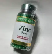 Nature's Bounty Zinc 50 mg Caplets 100 ea Exp. 11/2024 supports immune system