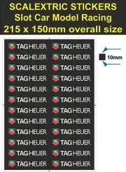Scalextric Slot car stickers Model Race Lego decal adhesive vinyl T2