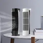 Small Tower Fan Night Light 2 Speeds Personal Fan for Office Bedroom Home