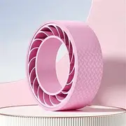 Non Slip Yoga Prop Wheel Strongest Comfortable Yoga Roller Yoga Perfect Accessory for Back Pain Stretching Improving Flexibility and Backbends,Pink
