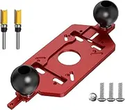 Router Slot Milling Guide Woodworking Milling Guide Easy-to-Use Premium Cutting Circles Cutting Jig, Handle Base Plate