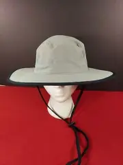UV Sun Protection Hat Gray OSFM Adjustable NEW Hiking Gardening Camping Beach