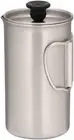 Snow Peak Titanium French Press - Ultralight Coffee Maker for Camping, Backpa...