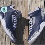 AIR JORDAN 3 RETRO MIDNIGHT NAVY 午夜藍 CT8532-401 籃球鞋