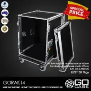 GORAK14C ATA Road Case 14RU Rack Flight Case