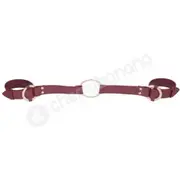 Ouch Halo Red Belted Handcuffs With Connector