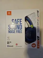 JBL JR460NC Blue Headphones ANC Bluetooth Wireless Kids Children
