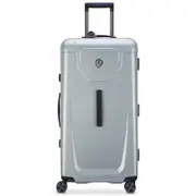 Delsey Peugeot 80 cm 4-Wheel Trunk Suitcase - Silver