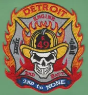 DETROIT ENGINE COMPANY 49 FIRE PATCH SECOND TO NONE