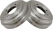 TRQ Rear Brake Drum Pair Set Left LH & Right RH for Hyundai Elantra Tiburon