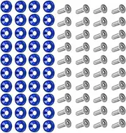40 Pieces Washer+40 Pieces Nuts, Bumper Fender Washers Engine Bay Dress Up Bolts Fasteners M6 Fender Washer Kit