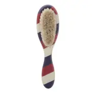 Men Barber Beard Brush Beard Styling Striped Handle Portable Soft Cleaning B CHW
