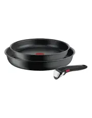 [Tefal] Ultimate Induction Non-Stick 3 Piece Frypan Set 24/28cm in Black