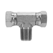 1601-24-24-24 Hydraulic Fitting 1 1/2" Male Pipe x 1 1/2" Female Pipe Swivels T