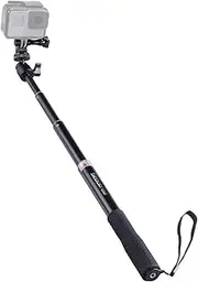 Extendable Aluminum Selfie Stick/Monopod Compatible for GoPro Hero 11/10/9/Max/8/7/6/5/4/3+/GOPRO Hero(2018)/Insta360 One/AKASO GeekPro SJCAM SJ4000 SJ5000, Action 2 Camera