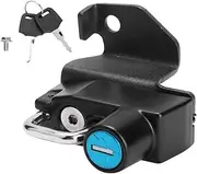 Motorcycle Aluminum Alloy Helmet Lock, Universal Tamper Proof Helmet Security Lock with 2 Keys Mount Hook Accessories Included Popular Fit for Vulcan S 2015-2019