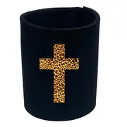 Leopard Cross - Funny Novelty Stubby Holder
