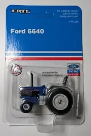 1/64 Ford 6640 Tractor, ROPS, 2WD, New on card